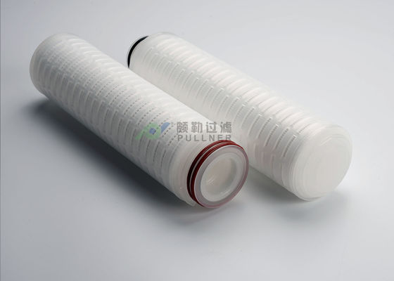 PP 254mm Diameter 40 &quot;10 Micron HPPV Water Pleated Filter خرطوشة