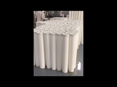 High flow pleated filter with PP center core