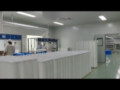 0.4-0.7 متر مربع خرطوشة مرشح مطوي PP عالية الكثافة لتصفية الكواشف