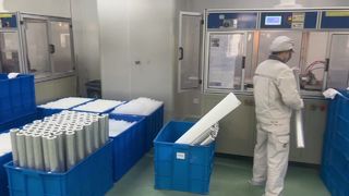 خرطوشة فلتر PP مطوية قفص خارجي معدني