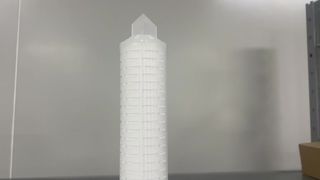 خرطوشة فلتر PP مطوية مقاس 10 بوصة مع قلب من مادة البولي بروبيلين