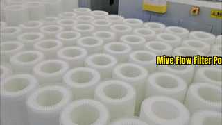 خرطوشة فلتر PP عميقة مطوي RO 6.6㎡ عالية التدفق