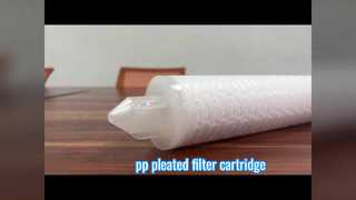 30 بوصة pp خرطوشة فلتر مطوي