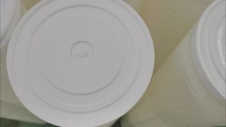 خرطوشة فلتر تدفق كبيرة مطوية ذات كفاءة عالية لمعالجة المياه الكيميائية