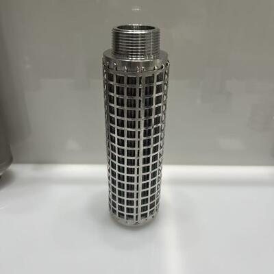 غطاء الفلتر المزدوج من ألياف الفولاذ المقاوم للصدأ مع مقاومة درجات الحرارة العالية وحجم مسام متدرجة ومساحة تصفية كبيرة