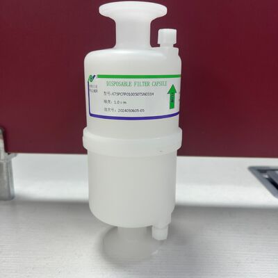 فلتر كبسولة PTFE لتدفق صغير لتطبيقات الصناعة الإلكترونية