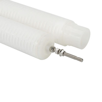 فلتر تلميع المكثفات بطول 40 بوصة بمعدل تدفق 3.5 متر مكعب/ساعة ~ 4.5 متر مكعب/ساعة لمحطات الطاقة لإزالة أكسيد الحديد