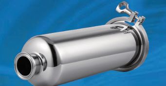 جهاز تصفية الأنابيب الصحي مع تصميم التدفق الصعودي-الداخل-التدفق السفلي-الخارج متوافق مع معايير GB150-2011