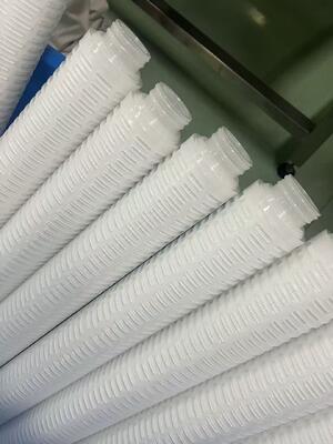 PTFE Membrane Filter Cartridge with Hydrophobic and Hydrophilic PTFE Membrane for Corrosion Resistant Filtration