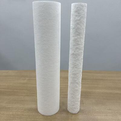 20 Inch Melt Blown Filter Cartridge with Graded Pore Density 100% Pure Polypropylene for High Dirt Holding Capacity