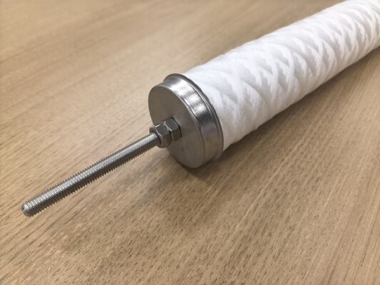 فلتر محطة توليد الكهرباء 70 بوصة خرطوشة فلتر معالجة المياه لإزالة الحديد تحت درجة حرارة عالية