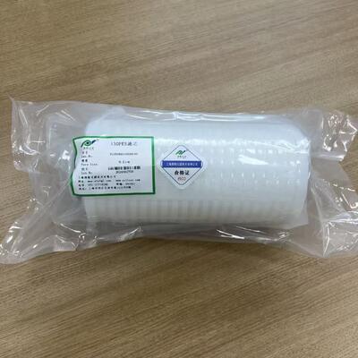 خرطوشة فلتر مطوية بقطر خارجي 130 مم مع تدفق عالي 200 لتر/دقيقة ومنطقة ترشيح 2 م2