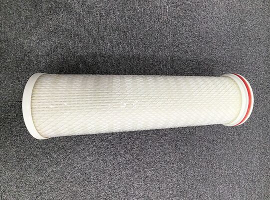 خرطوشة فلتر مطوية عالية الكفاءة مقاس 40 بوصة للترشيح المسبق للتناضح العكسي، مع 0.1-100 ميكرون