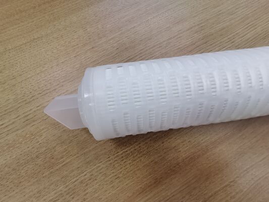 40 بوصة PTFE مرشح مضرب مع غشاء PTFE لسرعة التدفق الكيميائية عالية والصفاء السائل عالية النقاء