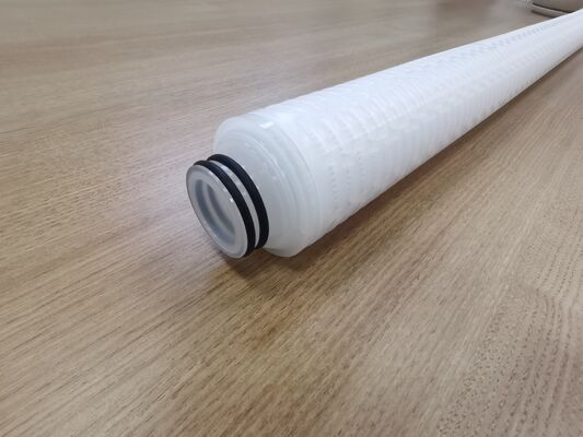 40 بوصة PTFE مرشح مضرب مع غشاء PTFE لسرعة التدفق الكيميائية عالية والصفاء السائل عالية النقاء