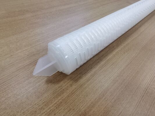 40 بوصة PTFE مرشح مضرب مع غشاء PTFE لسرعة التدفق الكيميائية عالية والصفاء السائل عالية النقاء