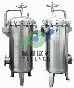 بيت فلتر متعدد الخراطيش عالي التدفق من الفولاذ المقاوم للصدأ SS304/316L معتمد من ISO للمعالجة المسبقة للتناضح العكسي ومعالجة المياه الصناعية