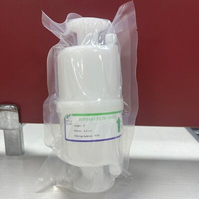 فلتر كبسولة PTFE لتدفق صغير لتطبيقات الصناعة الإلكترونية