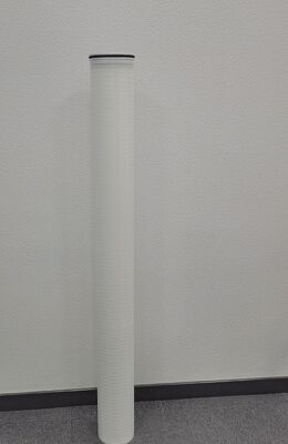 خرطوشة فلتر تدفق عالي بطول 60 بوصة مع ترشيح من 0.1 ميكرومتر إلى 100 ميكرومتر وضغط 2.5 بار لتصفية المياه